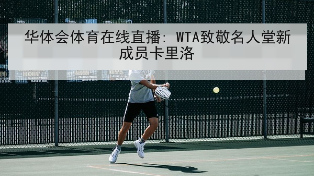 华体会体育在线直播: WTA致敬名人堂新成员卡里洛